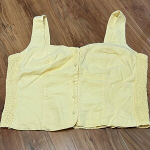 Old Navy Sunny Yellow Crop Top